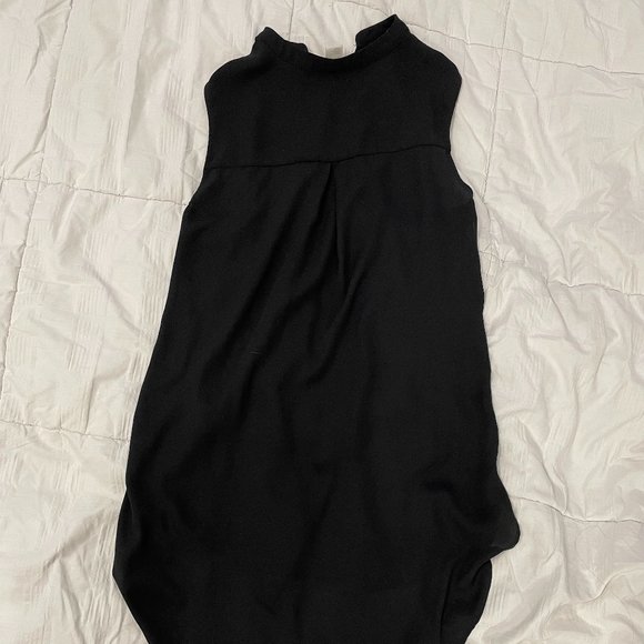 H&M sleeveless long black top size 4 - Picture 3 of 4